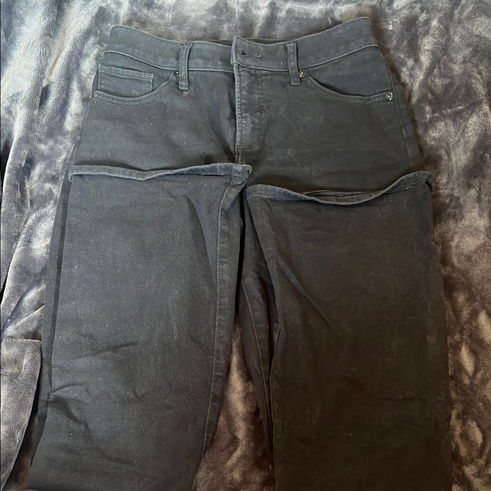 Express Black Jeans Curvy Mid-rise